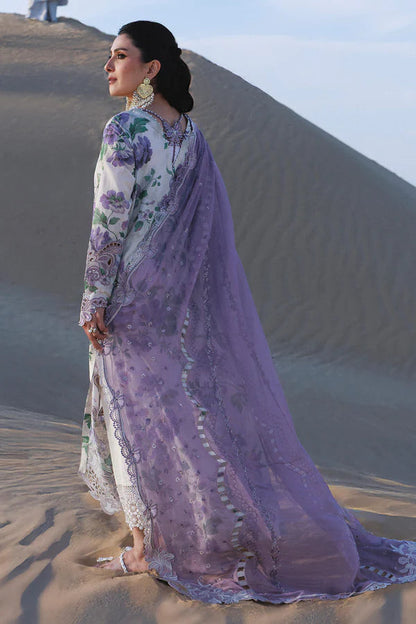 Nureh Aman Lawn 2026=Amaris NE-231 Aangan the essence of lawn & chiffon