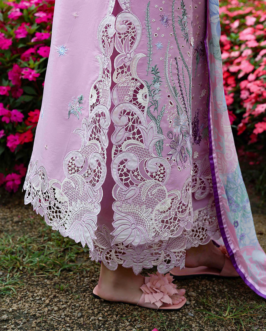 Secret Garden Hemline Lawn by Mushq 2026| Peony Glow Aangan | the Essence of Lawn & Chiffon