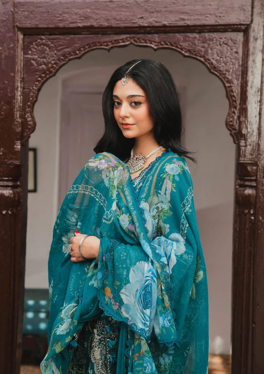 KAHF LUXURY LAWN 2026 =5A Aangan | the Essence of Lawn & Chiffon