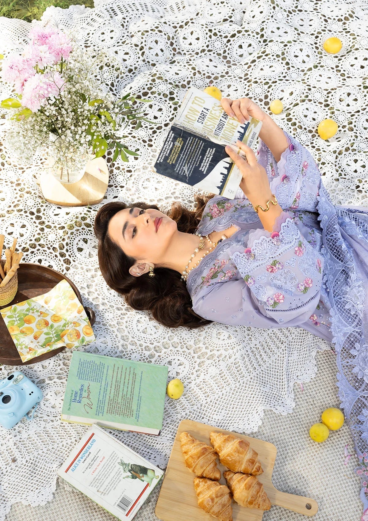 ELAF LUXURY LAWN '26=3B PARADISE Aangan the essence of lawn & chiffon