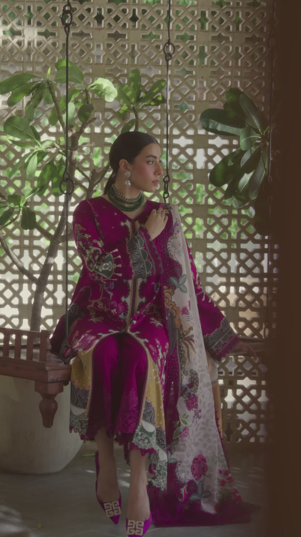 •• 	Qalamqar QLine showcasing original Pakistani craftsmanship 	Qalamqar QLine featuring traditional Pakistani embroidery