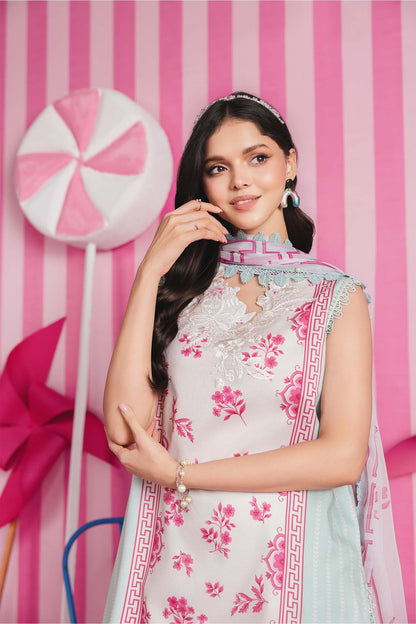 MARIA.B M.BASIC LAWN 202=9A Aangan the essence of lawn & chiffon