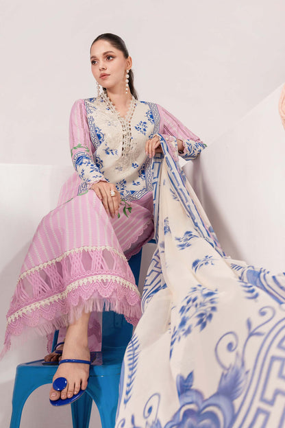 MARIA.B M.BASIC LAWN 202=9B Aangan the essence of lawn & chiffon