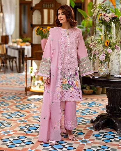 Mushq Astoria Festive Lawn '26-Arabil Aangan the essence of lawn & chiffon