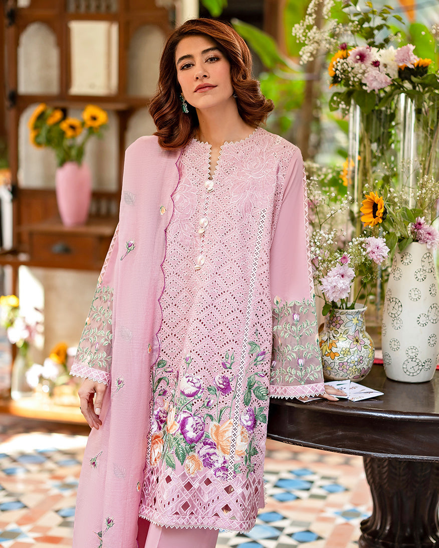 Mushq Astoria Festive Lawn '26-Arabil Aangan the essence of lawn & chiffon