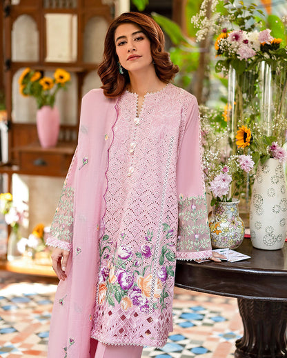 Mushq Astoria Festive Lawn '26-Arabil Aangan the essence of lawn & chiffon