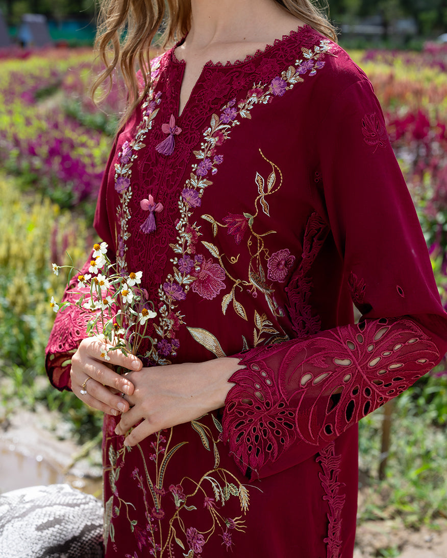 Secret Garden Hemline Lawn by Mushq 2026| Aurora Petals Aangan | the Essence of Lawn & Chiffon