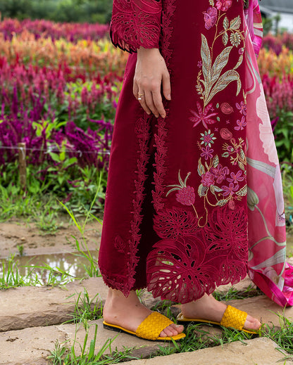 Secret Garden Hemline Lawn by Mushq 2026| Aurora Petals Aangan | the Essence of Lawn & Chiffon