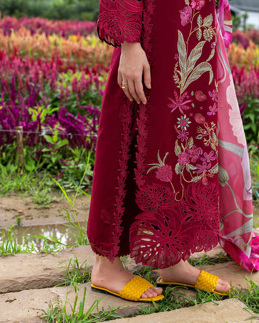 Secret Garden Hemline Lawn by Mushq 2026| Aurora Petals Aangan | the Essence of Lawn & Chiffon