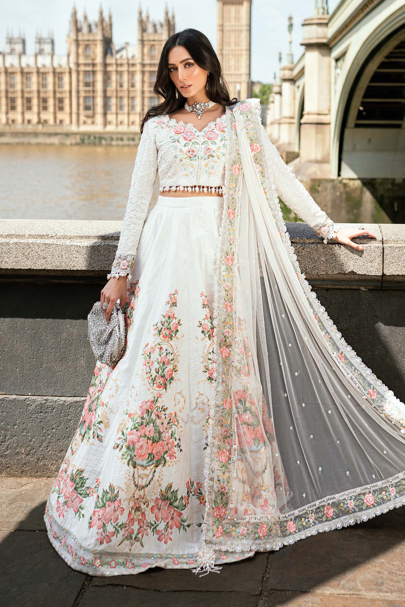 Maria B Soirée formal wear for women in India
• 	Maria B Soirée 2025 festive collection available in India