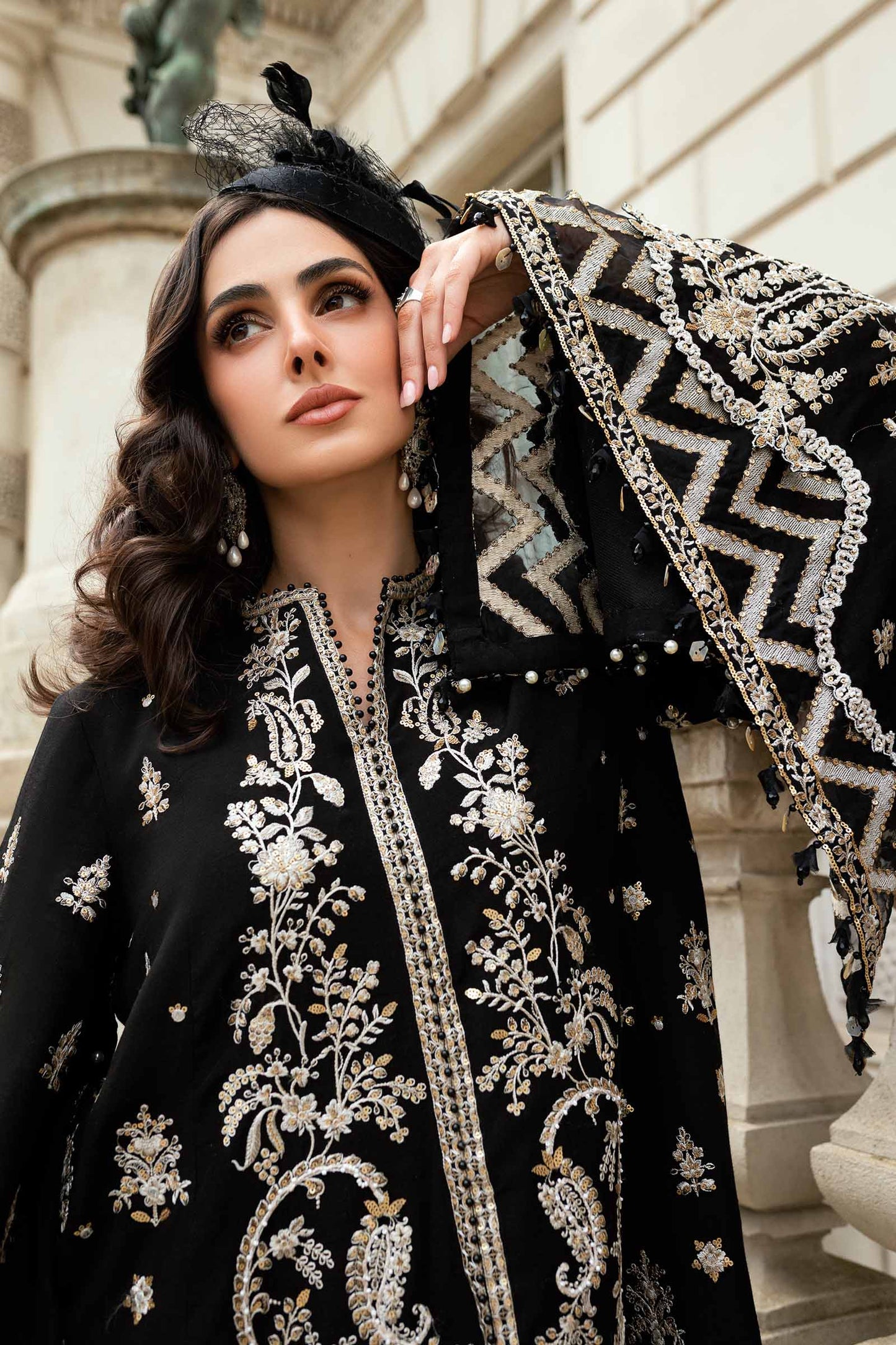 Luxury Pakistani suits for Indian customers by Maria B
• 	Maria B Soirée formal wear for women in India
• 	Maria B Soirée 2025 festive collection available in India