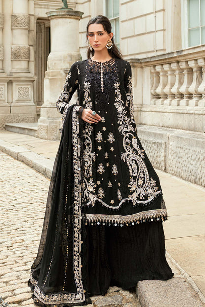 Maria B Soirée festive Pakistani suits online India
• 	Buy Maria B designer suits for weddings in India
• 	Original Pakistani festive wear by Maria B Soirée