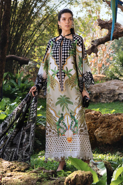 MARIA.B M.Prints Lawn 2026=05a Aangan the essence of lawn & chiffon