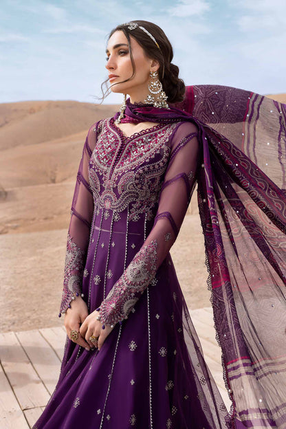 Shop Maria B unstitched embroidered suit from the Luxury Lawn 2025 collection—featuring premium fabrics, elegant detailing, and festive-ready designs for Eid and summer events.