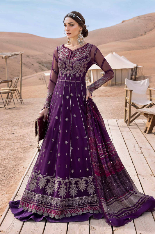 Shop Maria B unstitched embroidered suit from the Luxury Lawn 2025 collection—featuring premium fabrics, elegant detailing, and festive-ready designs for Eid and summer events.
