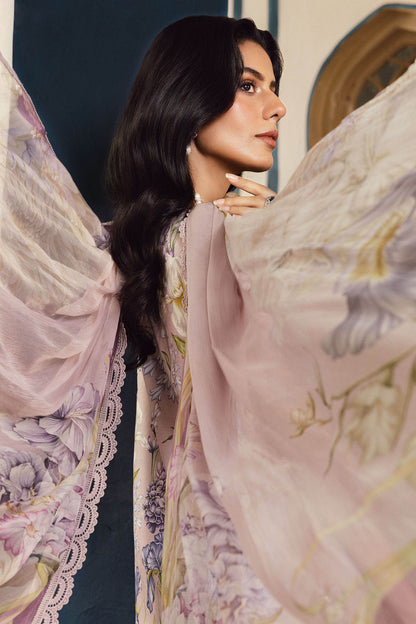 - Maria B MPrint Fall/Winter fashion shoot showcasing embroidered khaddar suit with matching dupatta
