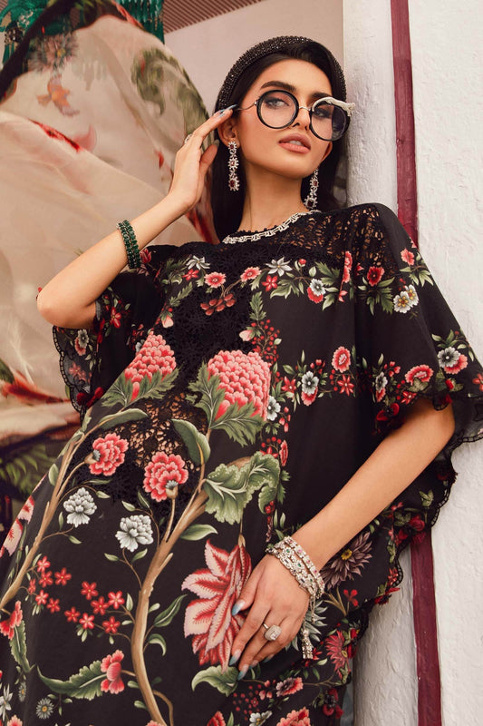 MARIA B Mprints Fall Winter Collection 2025 | MPT-2709=B Aangan the essence of lawn & chiffon