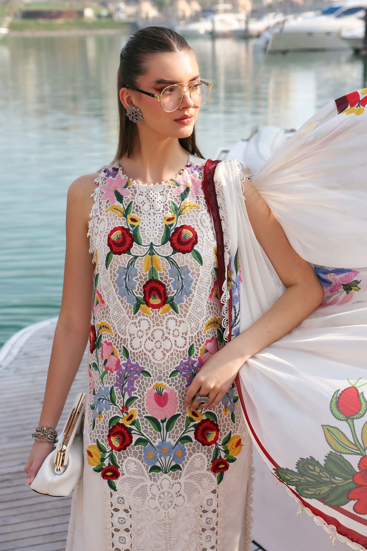 Maria B luxury Lawn 2026=10 a Aangan | the Essence of Lawn & Chiffon