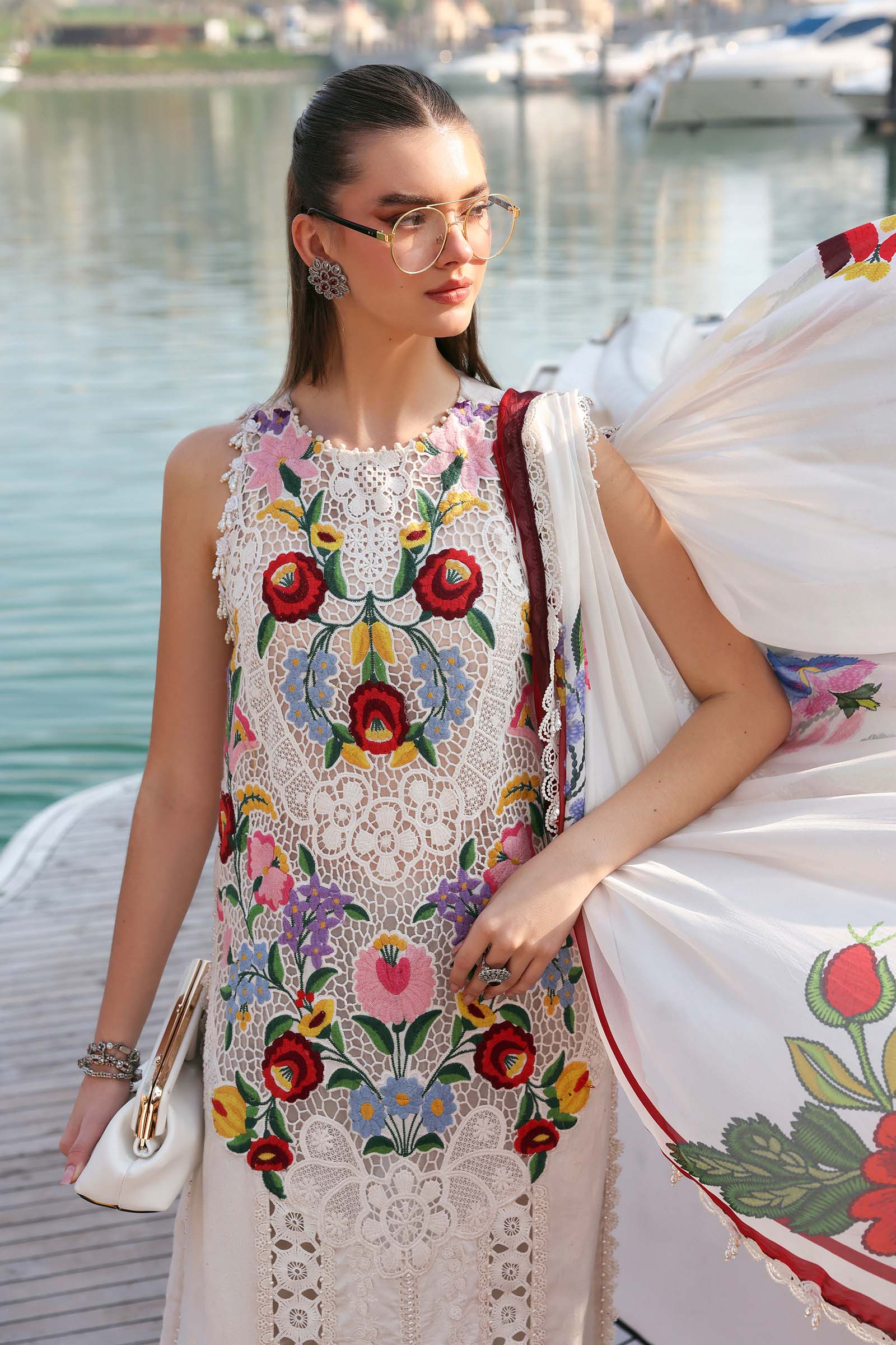 Maria B luxury Lawn 2026=10 a Aangan | the Essence of Lawn & Chiffon