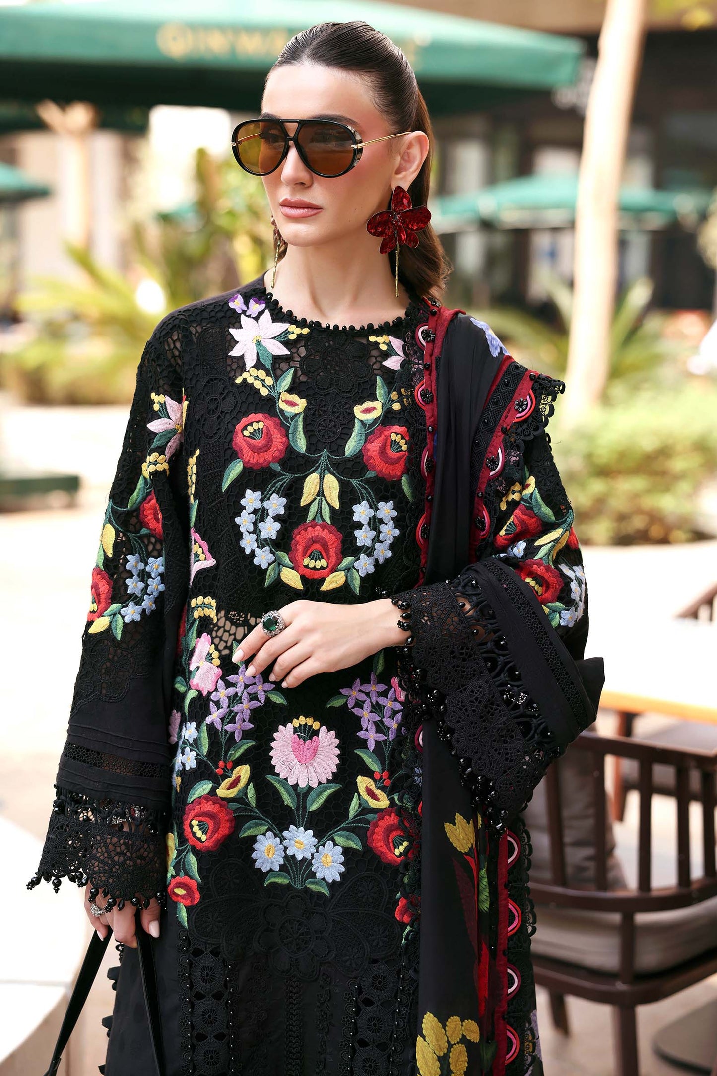 Maria B luxury Lawn 2026=10b Aangan | the Essence of Lawn & Chiffon