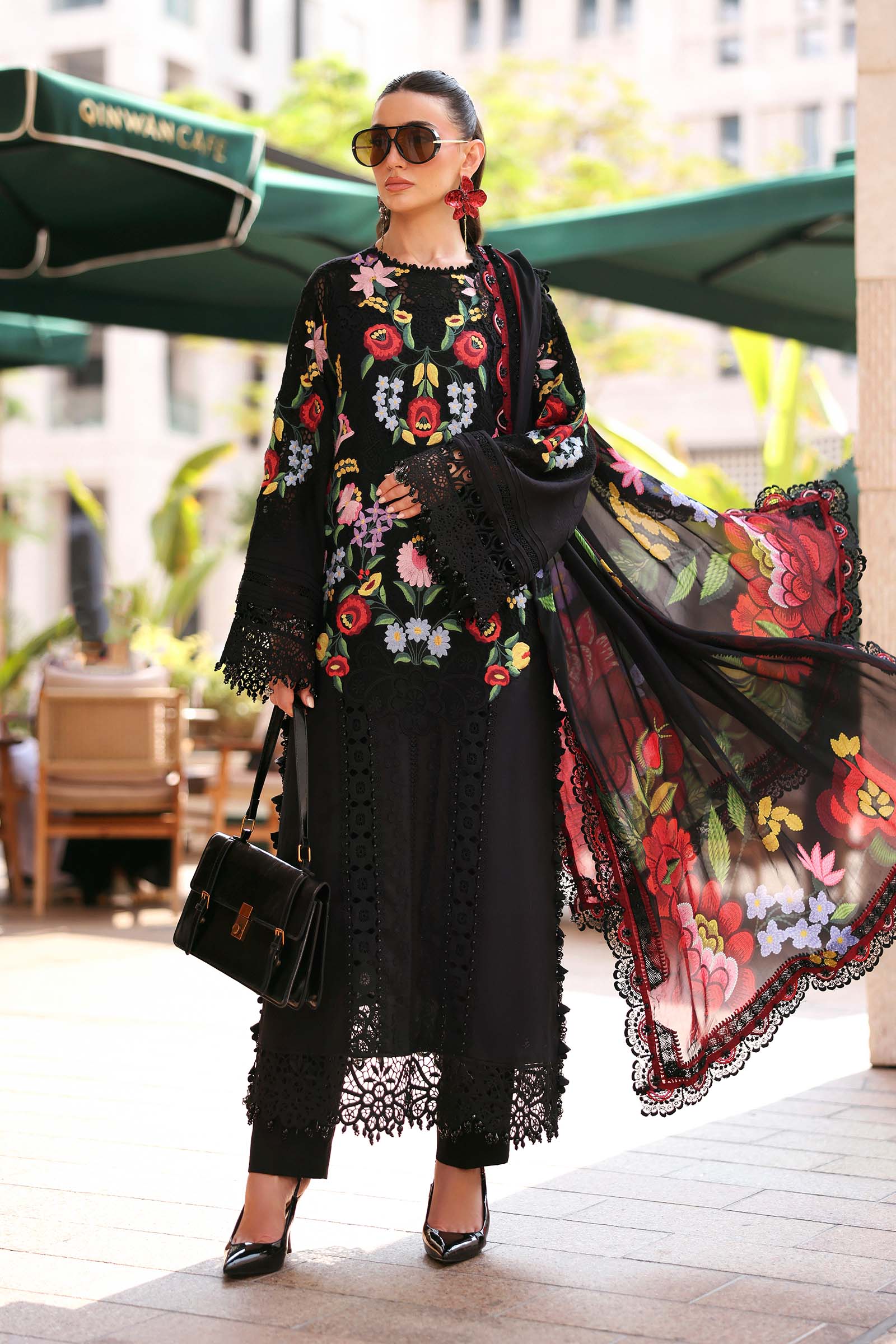 Maria B luxury Lawn 2026=10b Aangan | the Essence of Lawn & Chiffon