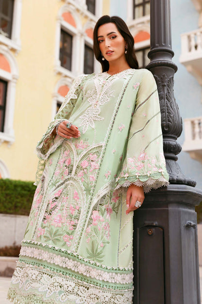 Maria B luxury Lawn 2026=11a Aangan | the Essence of Lawn & Chiffon