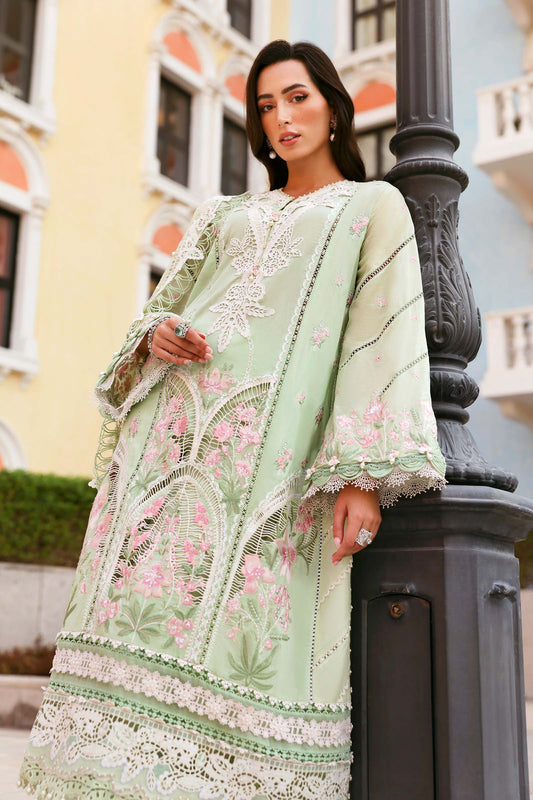 Maria B luxury Lawn 2026=11a Aangan | the Essence of Lawn & Chiffon