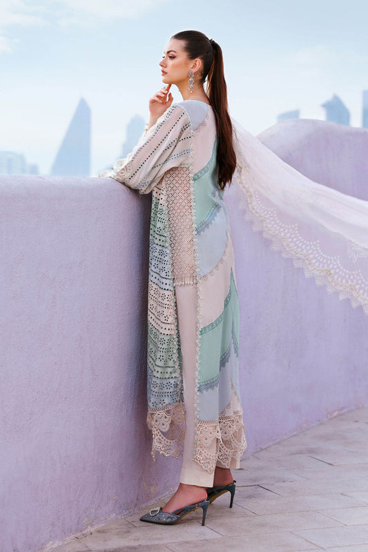 Maria B luxury Lawn 2026=12a Aangan | the Essence of Lawn & Chiffon