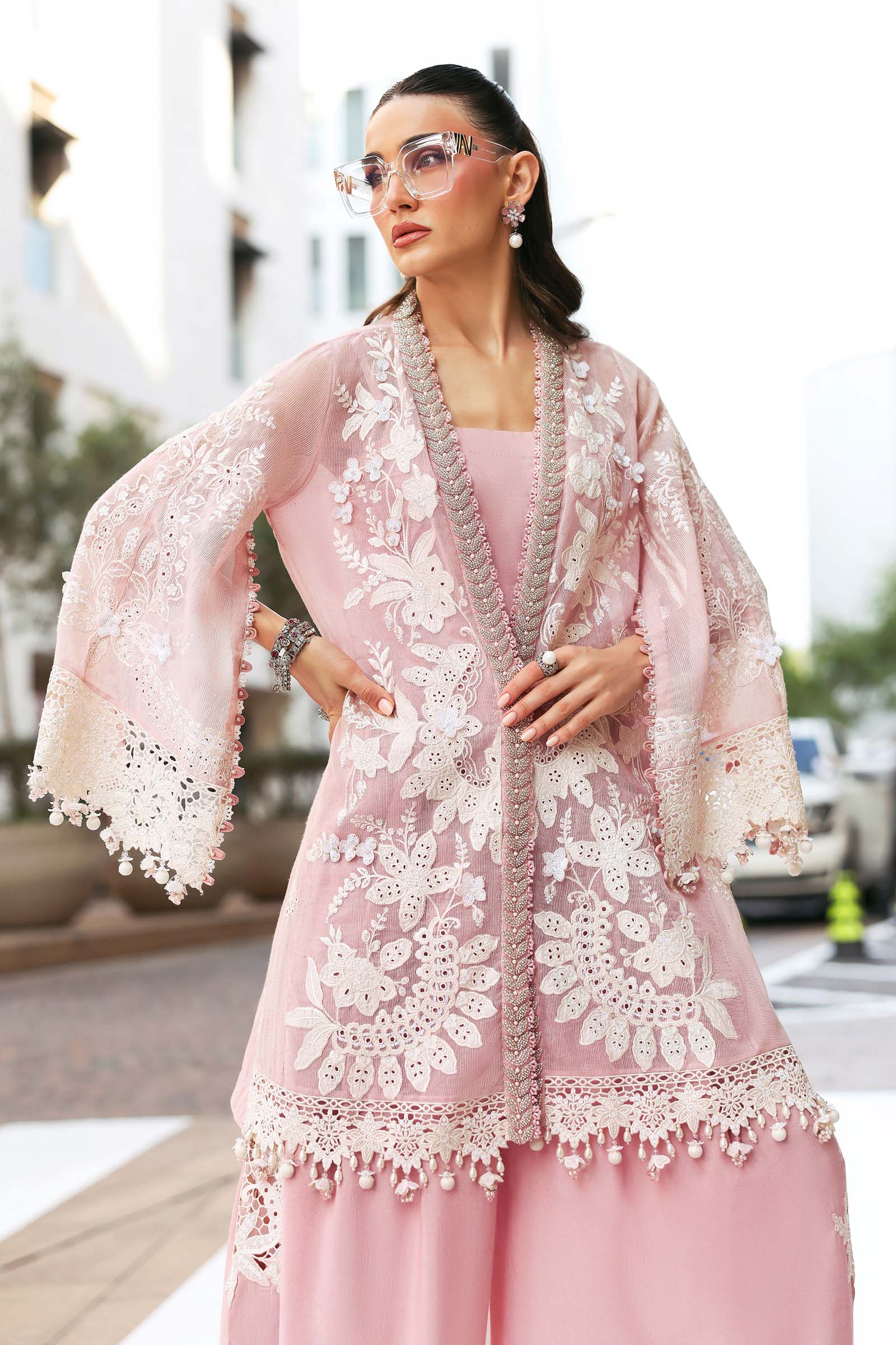 Maria B luxury Lawn 2026=03a Aangan | the Essence of Lawn & Chiffon