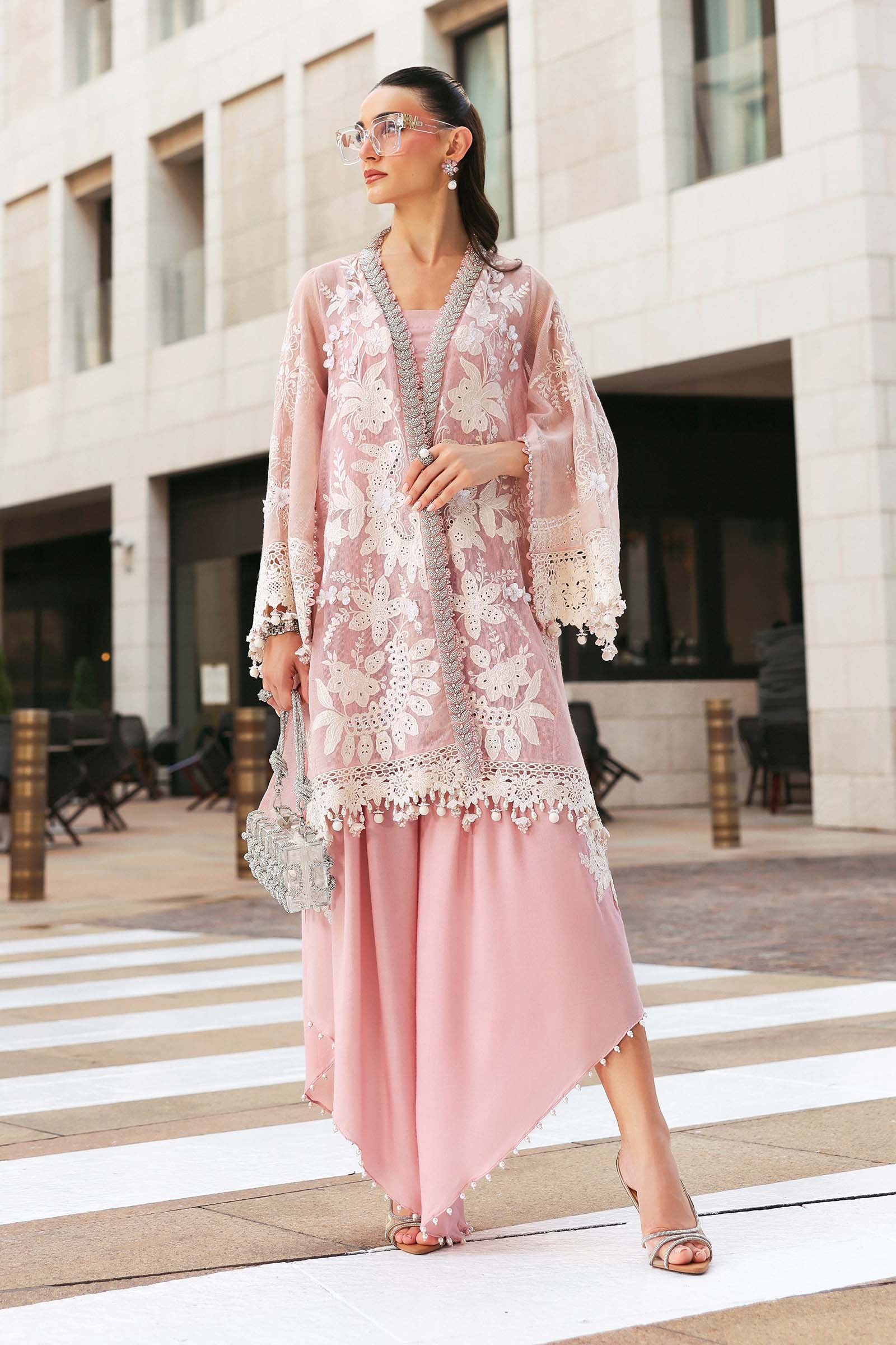 Maria B luxury Lawn 2026=03a Aangan | the Essence of Lawn & Chiffon