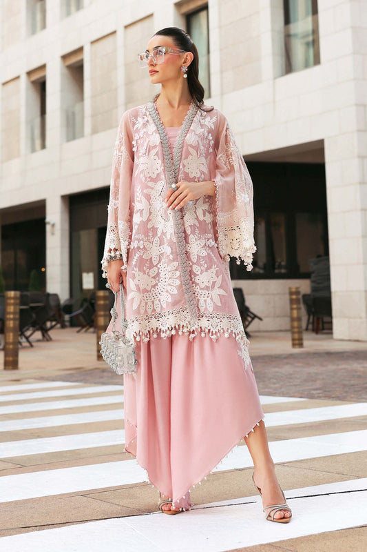 Maria B luxury Lawn 2026=03a Aangan | the Essence of Lawn & Chiffon