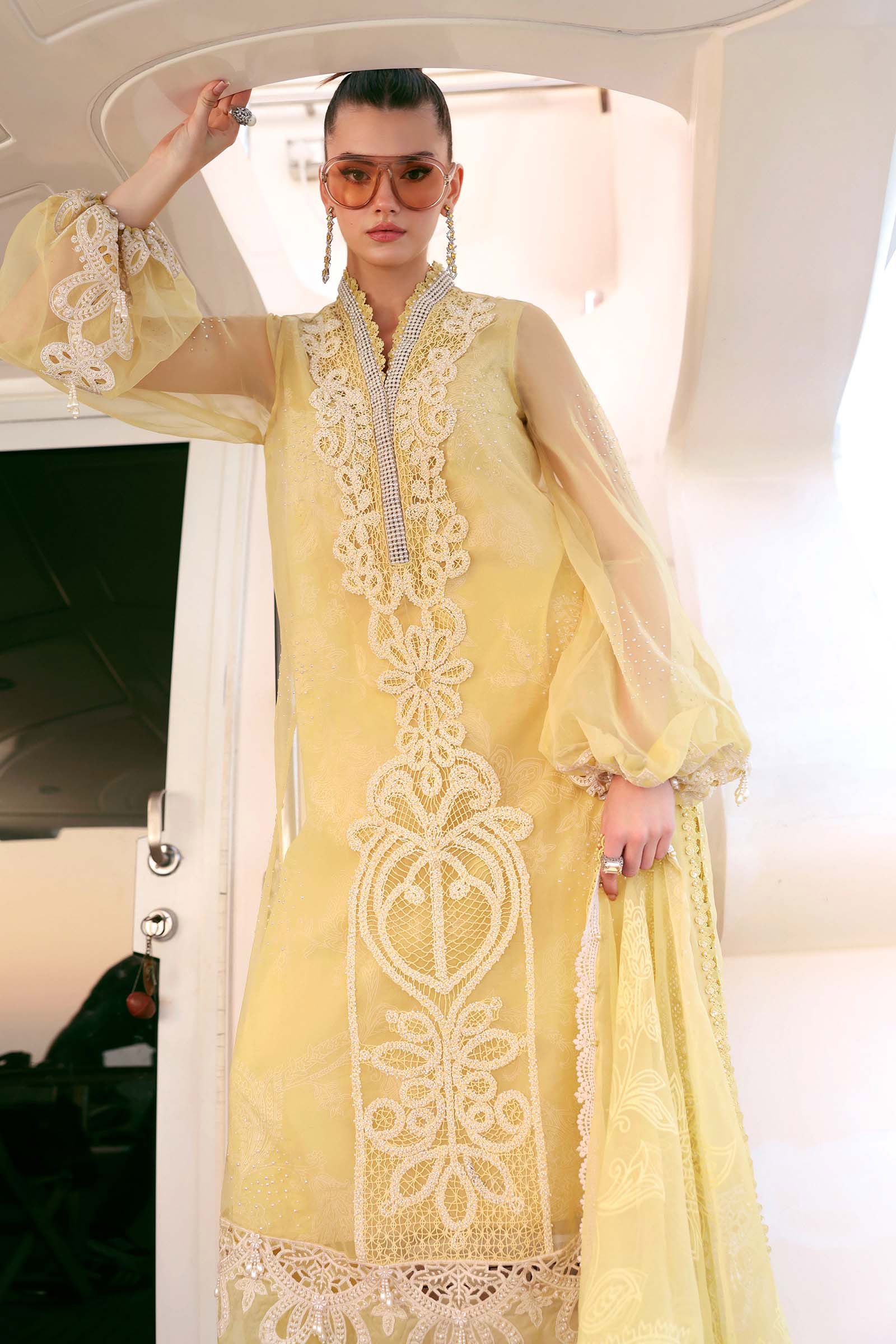 Maria B luxury Lawn 2026=04 a Aangan | the Essence of Lawn & Chiffon