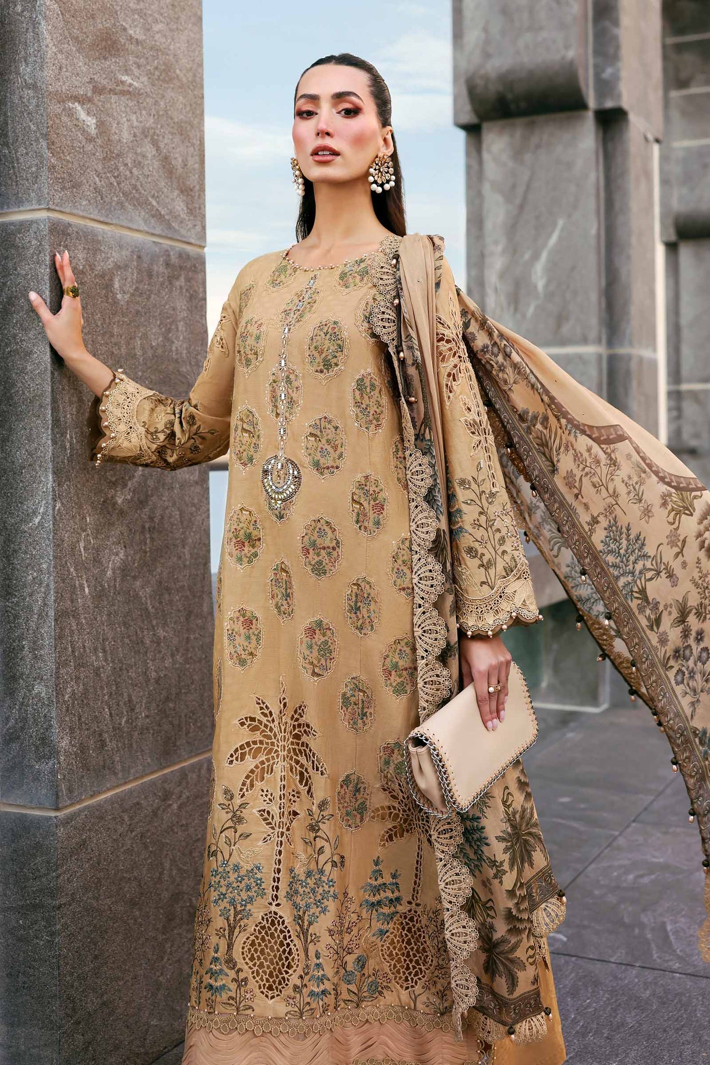 Maria B luxury Lawn 2026=05 a Aangan | the Essence of Lawn & Chiffon