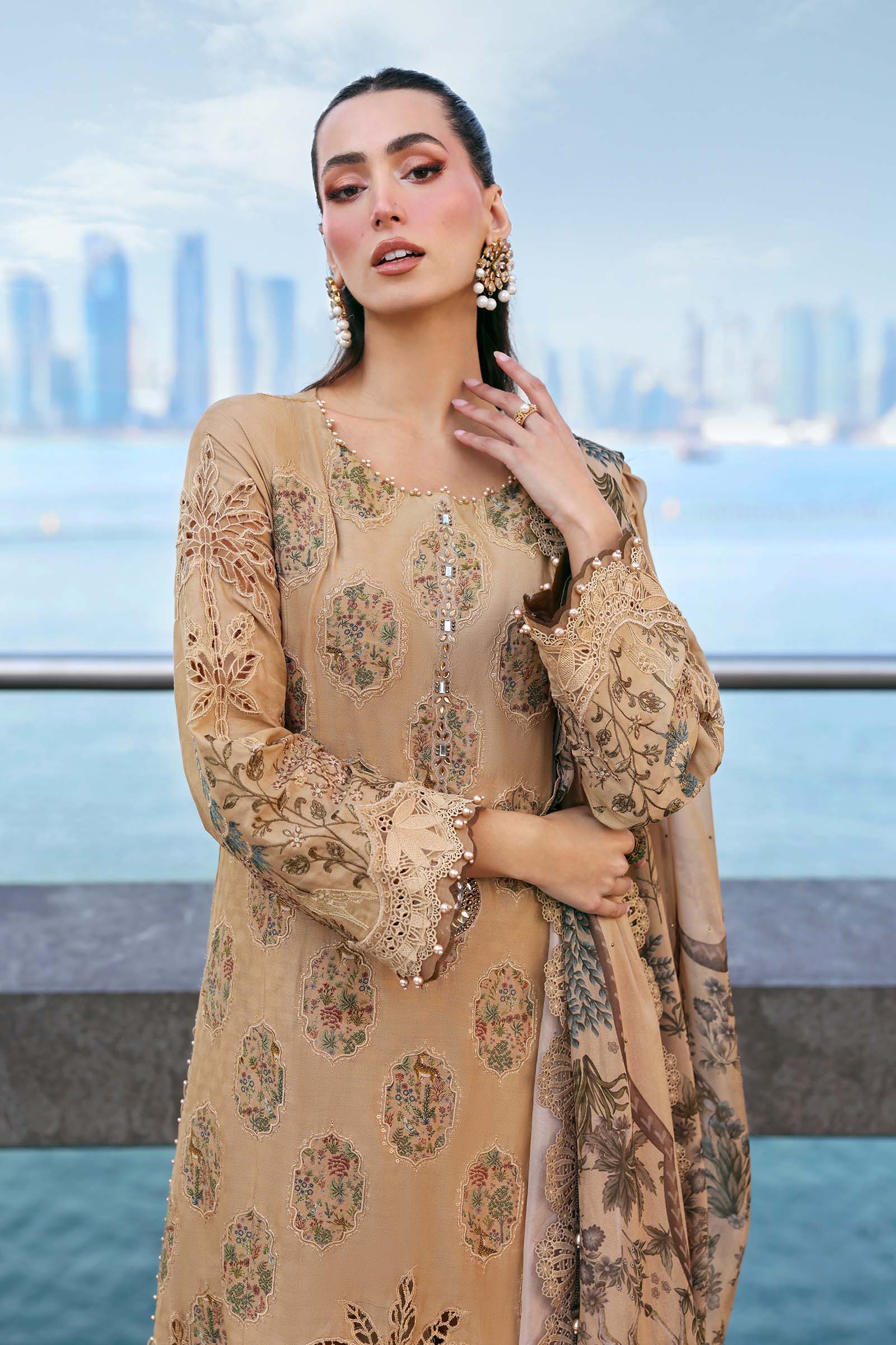 Maria B luxury Lawn 2026=05 a Aangan | the Essence of Lawn & Chiffon