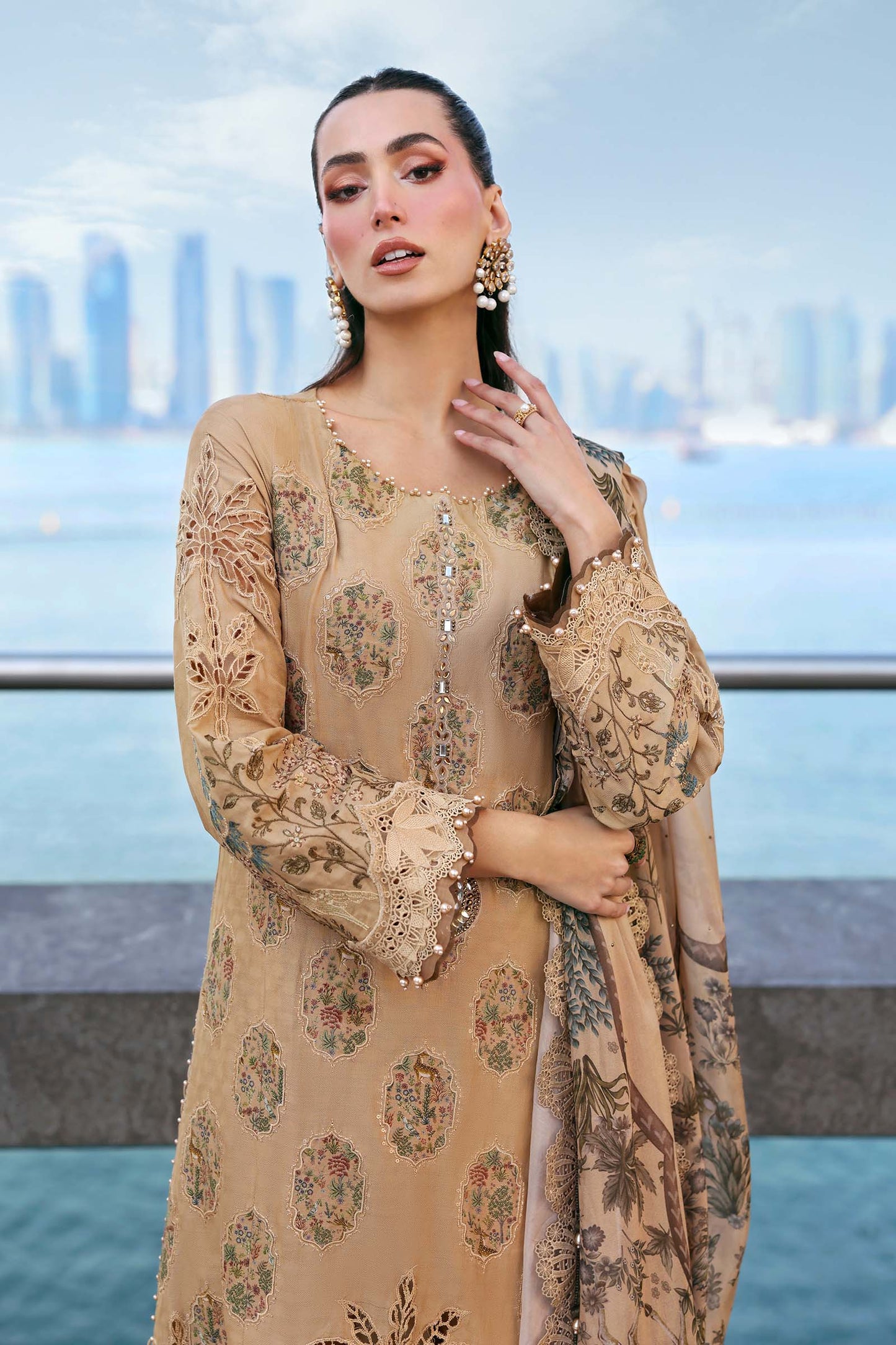Maria B luxury Lawn 2026=05 a Aangan | the Essence of Lawn & Chiffon