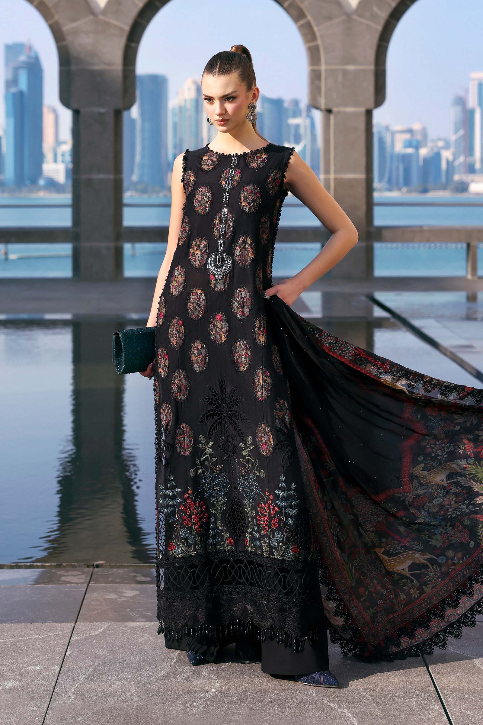 Maria B luxury Lawn 2026=05 b Aangan | the Essence of Lawn & Chiffon