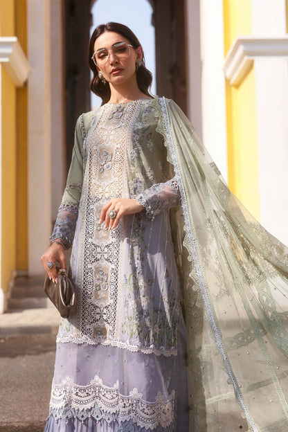 Maria B luxury Lawn 2026=06b Aangan | the Essence of Lawn & Chiffon
