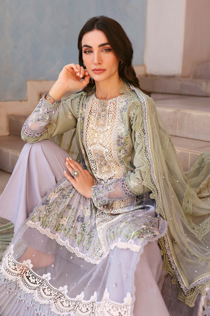 Maria B luxury Lawn 2026=06b Aangan | the Essence of Lawn & Chiffon