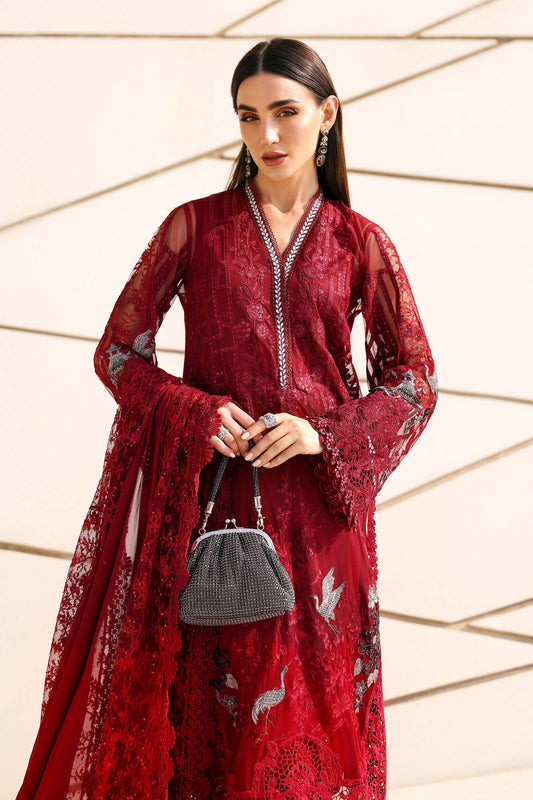 Maria B luxury Lawn 2026=07a Aangan | the Essence of Lawn & Chiffon