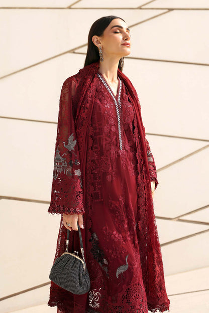 Maria B luxury Lawn 2026=07a Aangan | the Essence of Lawn & Chiffon