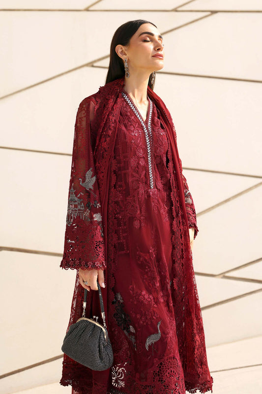 Maria B luxury Lawn 2026=07a Aangan | the Essence of Lawn & Chiffon