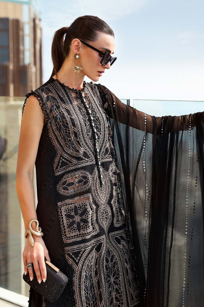 Maria B luxury Lawn 2026=08b Aangan | the Essence of Lawn & Chiffon