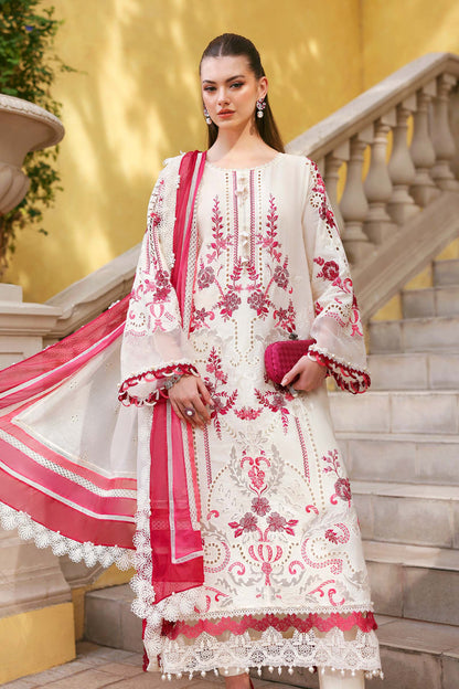 Maria B luxury Lawn 2026=09a Aangan | the Essence of Lawn & Chiffon