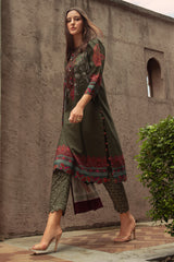  	Charizma CPrint unstitched winter linen suit with printed shawl
• 	Pakistani designer linen dress from Charizma CPrint Collection 2025
• 	Charizma CPrint winter outfit with staple shirt, trouser, and shaw