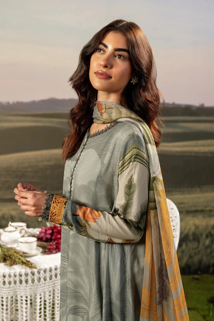 MB-PFUS25-06A | Maria B | Mbasic Fall Collection 2025 Aangan.the essence of lawn & chiffon