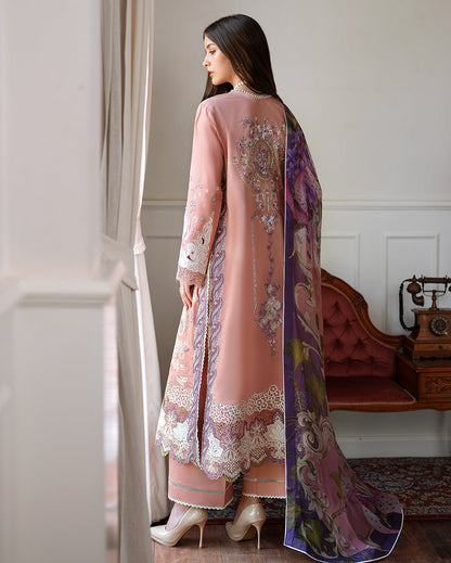 Mushq Amoi luxury lawn 2026= Daisy Chain Aangan | the Essence of Lawn & Chiffon