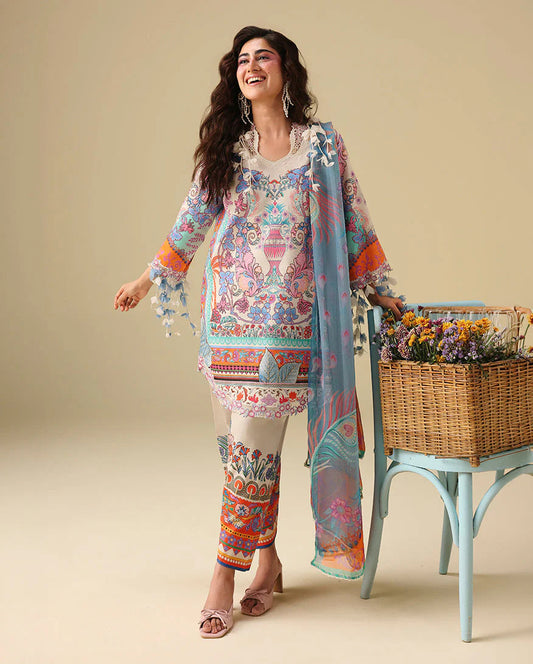 Mushq Soleil Prints Lawn 2026 || Eden Whisper Aangan