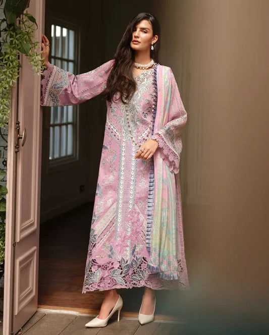 Mushq Amoi luxury lawn 2026= Endless Love Aangan | the Essence of Lawn & Chiffon