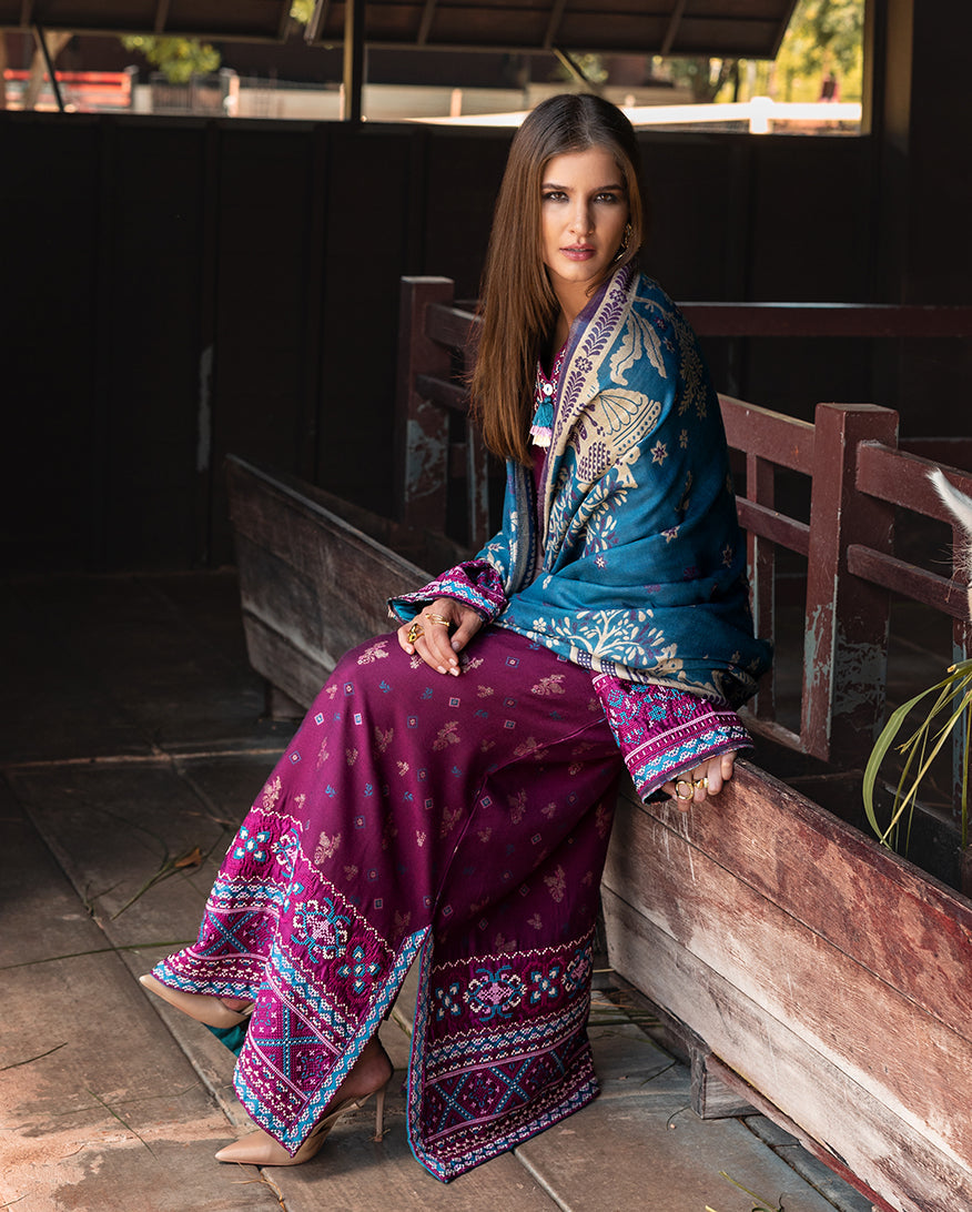 	Mushq Broadway winter collection Pakistani suits 2025
• 	Buy Mushq Broadway embroidered winter salwar suits online
• 	Mushq Broadway original Pakistani winter wear for women