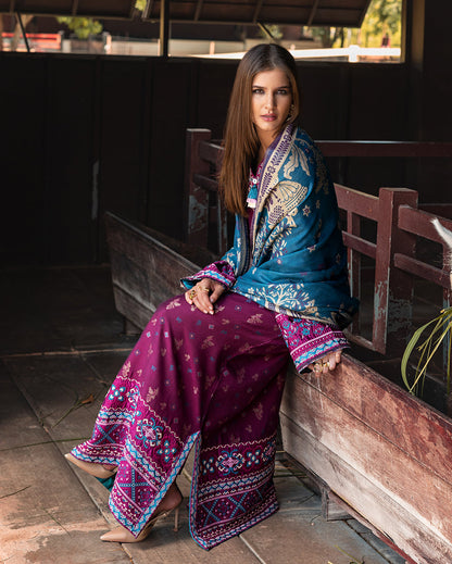 	Mushq Broadway winter collection Pakistani suits 2025
• 	Buy Mushq Broadway embroidered winter salwar suits online
• 	Mushq Broadway original Pakistani winter wear for women